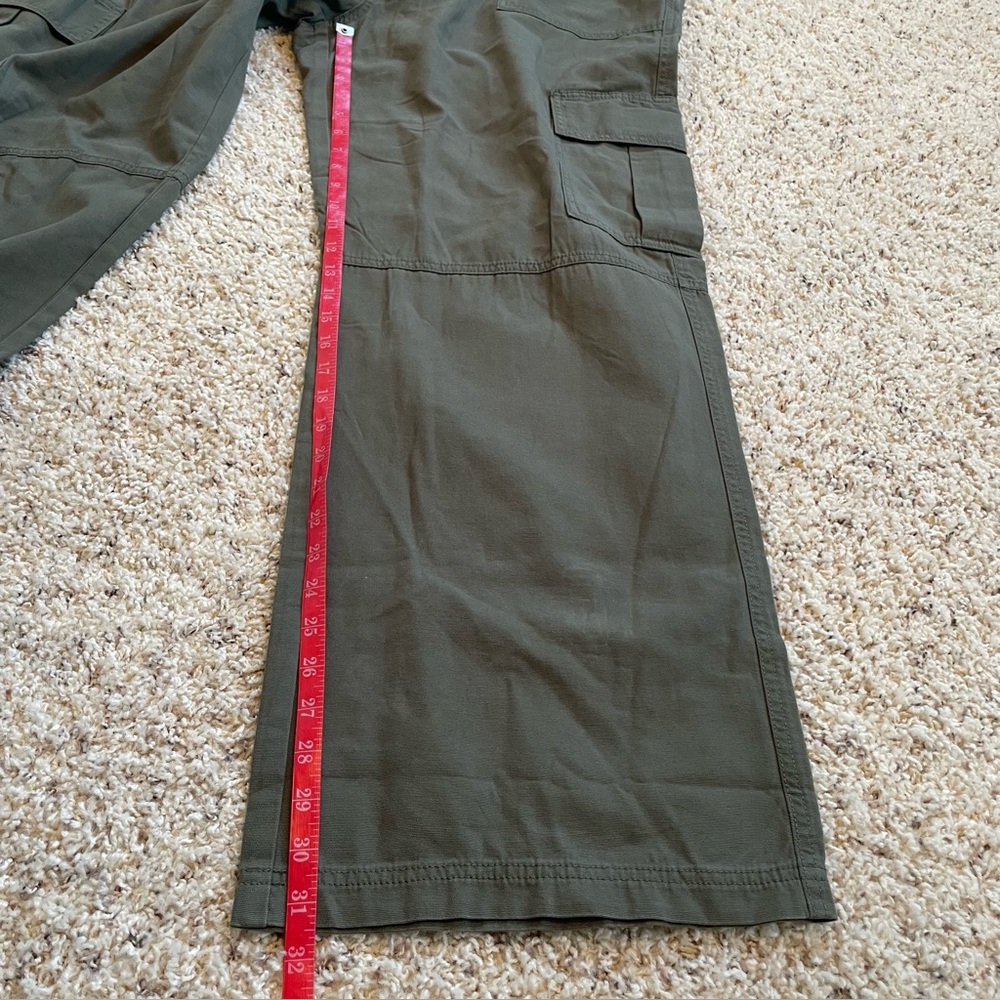 Aeropostale Mid Rise Utility Cargo Pants 100% Cotton Relaxed Fit - Picture 14 of 15